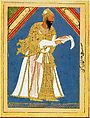 Sultan 'Ali 'Adil Shah I, Ink, opaque watercolor and gold on paper